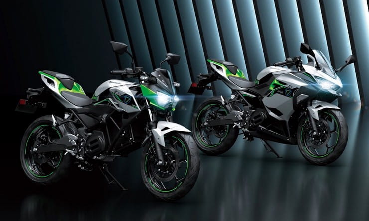 Kawasaki reveals electric hybrid and hydrogen futurethumb